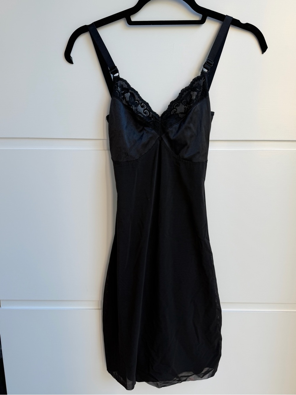 SPANX Haute Contour Black Lace-Trim Captivating Slip-
